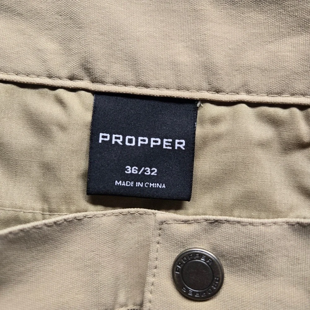 Propper STL II Tactical Pants 36x32 Khaki NWT Stretch Nylon‎ Discontinued F52551